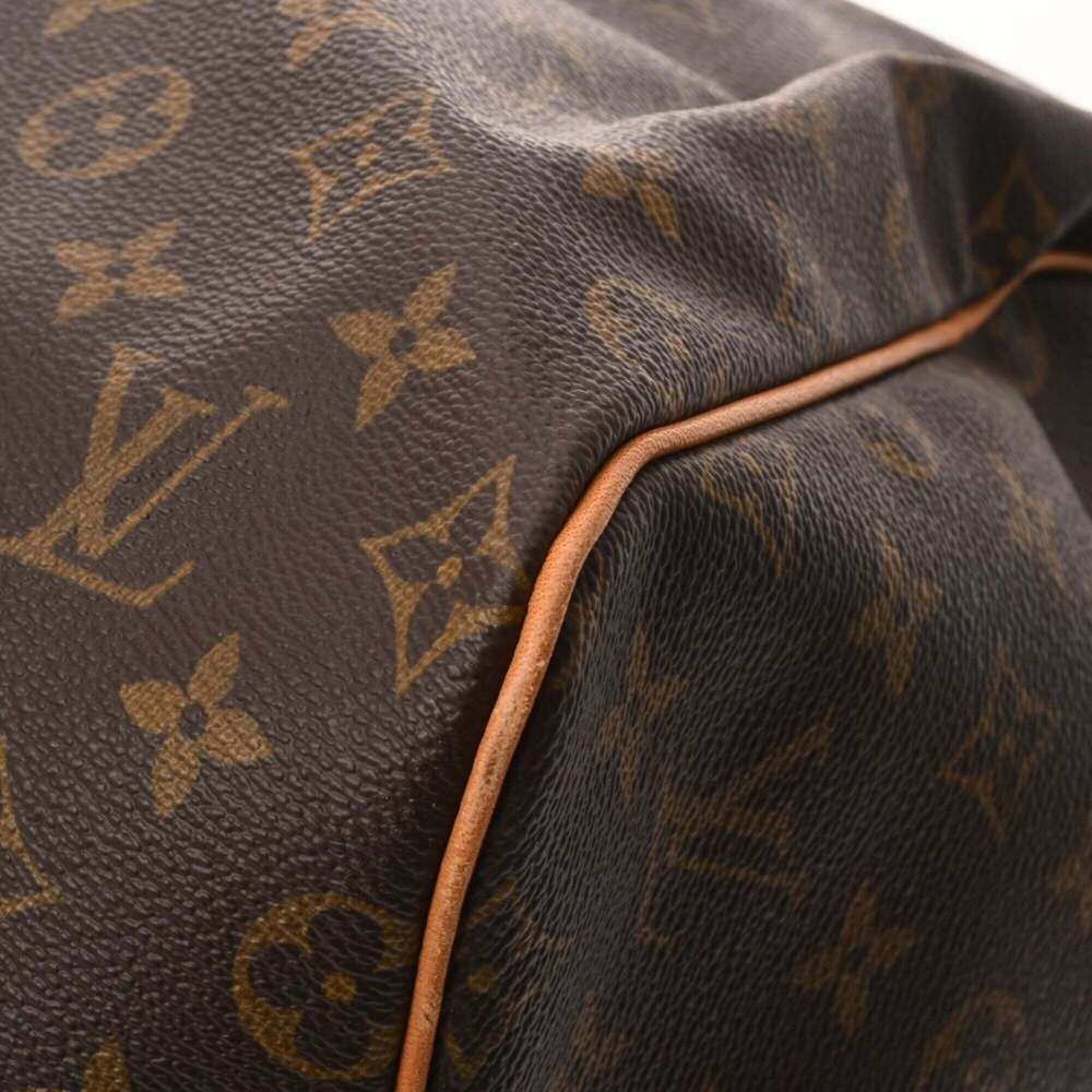 LOUIS VUITTON Brown Monogram Canvas Keepall 55 Boston Bag - Picture 7 of 11